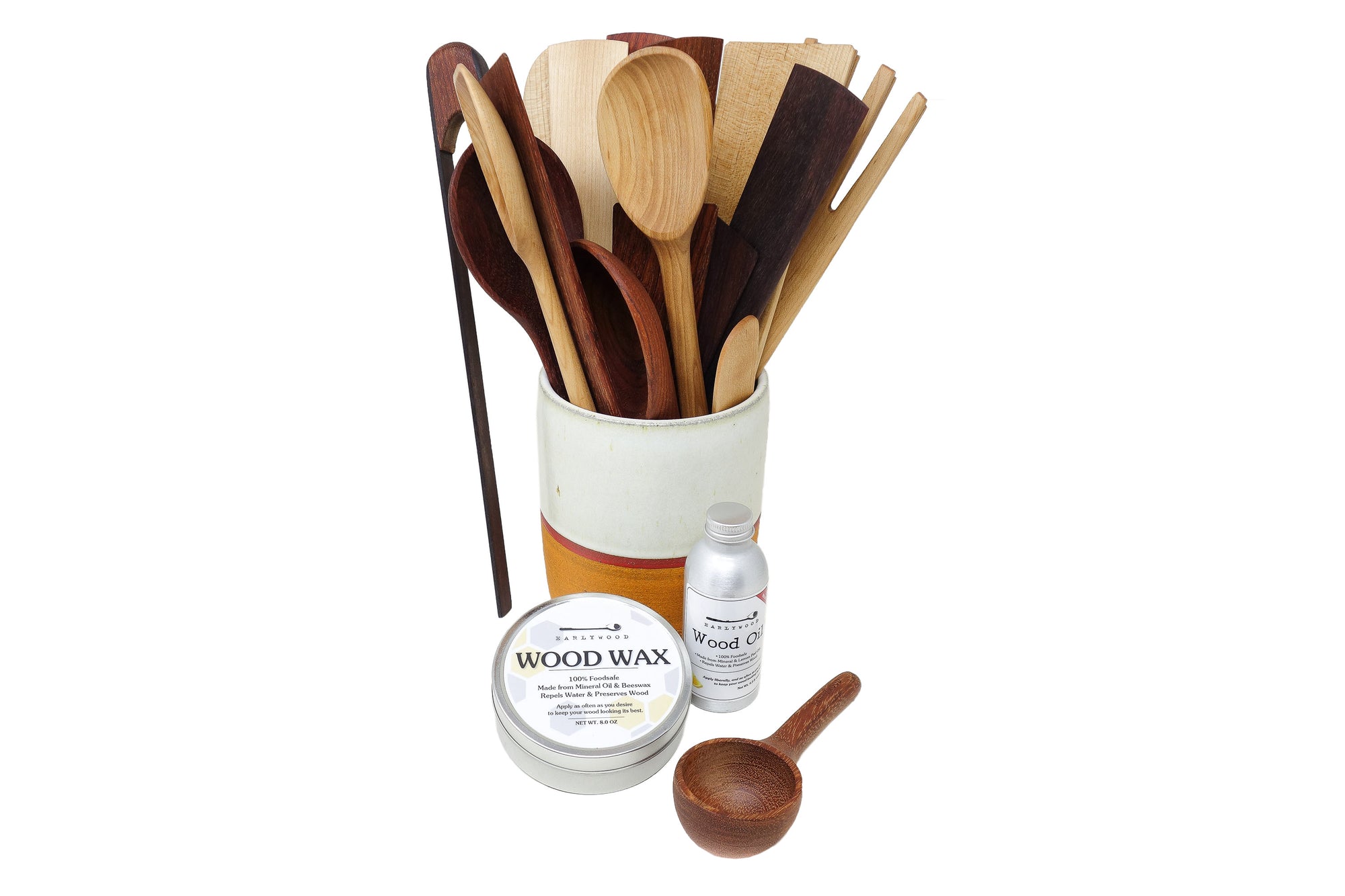 ultimate wooden utensil set