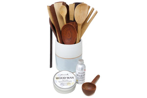 ultimate wooden utensil set