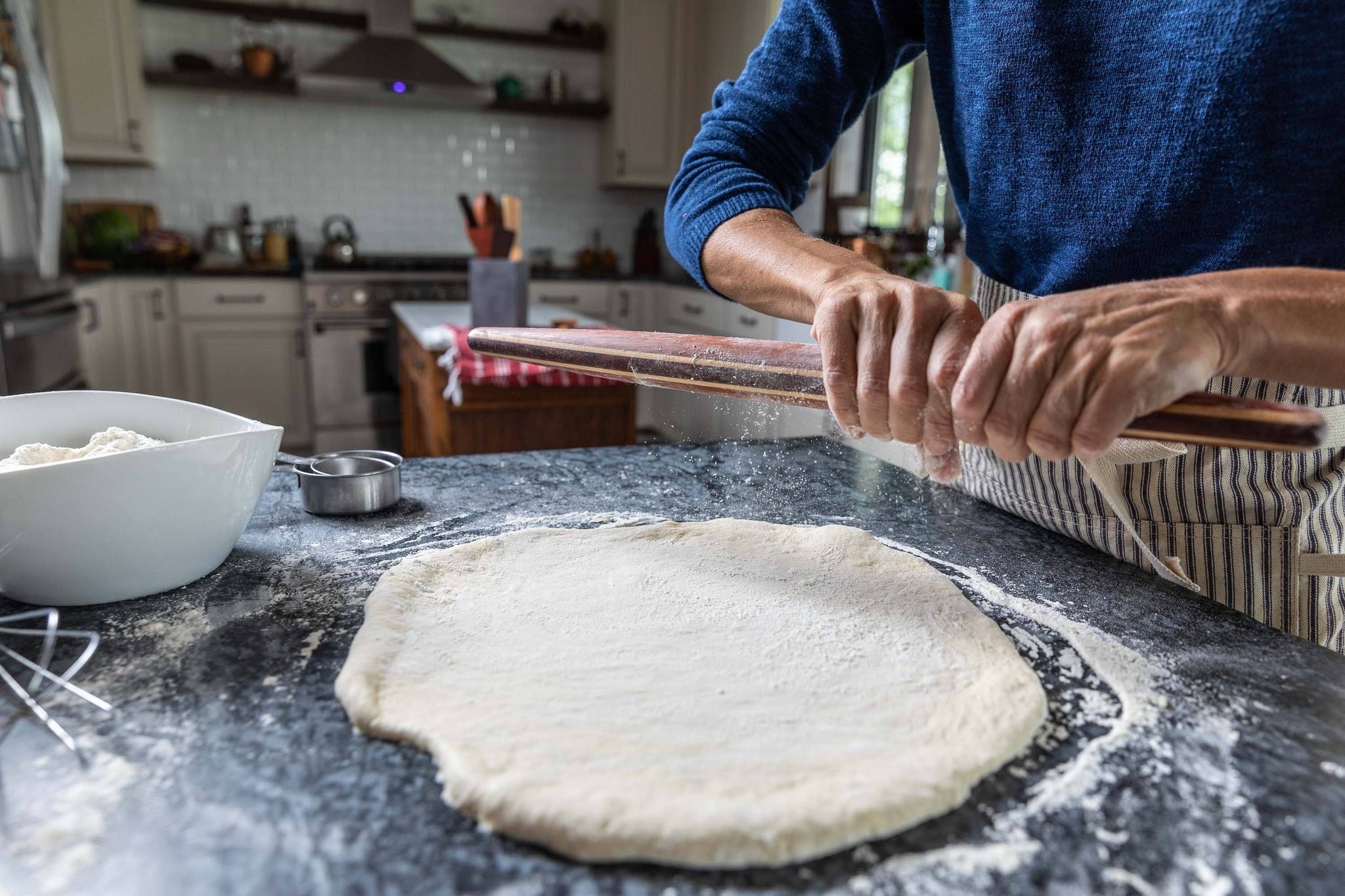 Wooden French Rolling Pin For Baking Dough Pizza Fondant - Temu